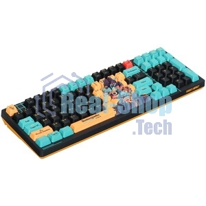 Клавиатура проводная A4Tech Bloody AT98 Renegade USB черный/зеленый