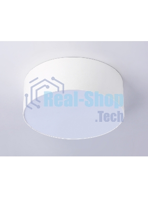Потолочный светодиодный светильник Ambrella light FV5512 WH белый LED 15W 4200K D120*58 (Без ПДУ)