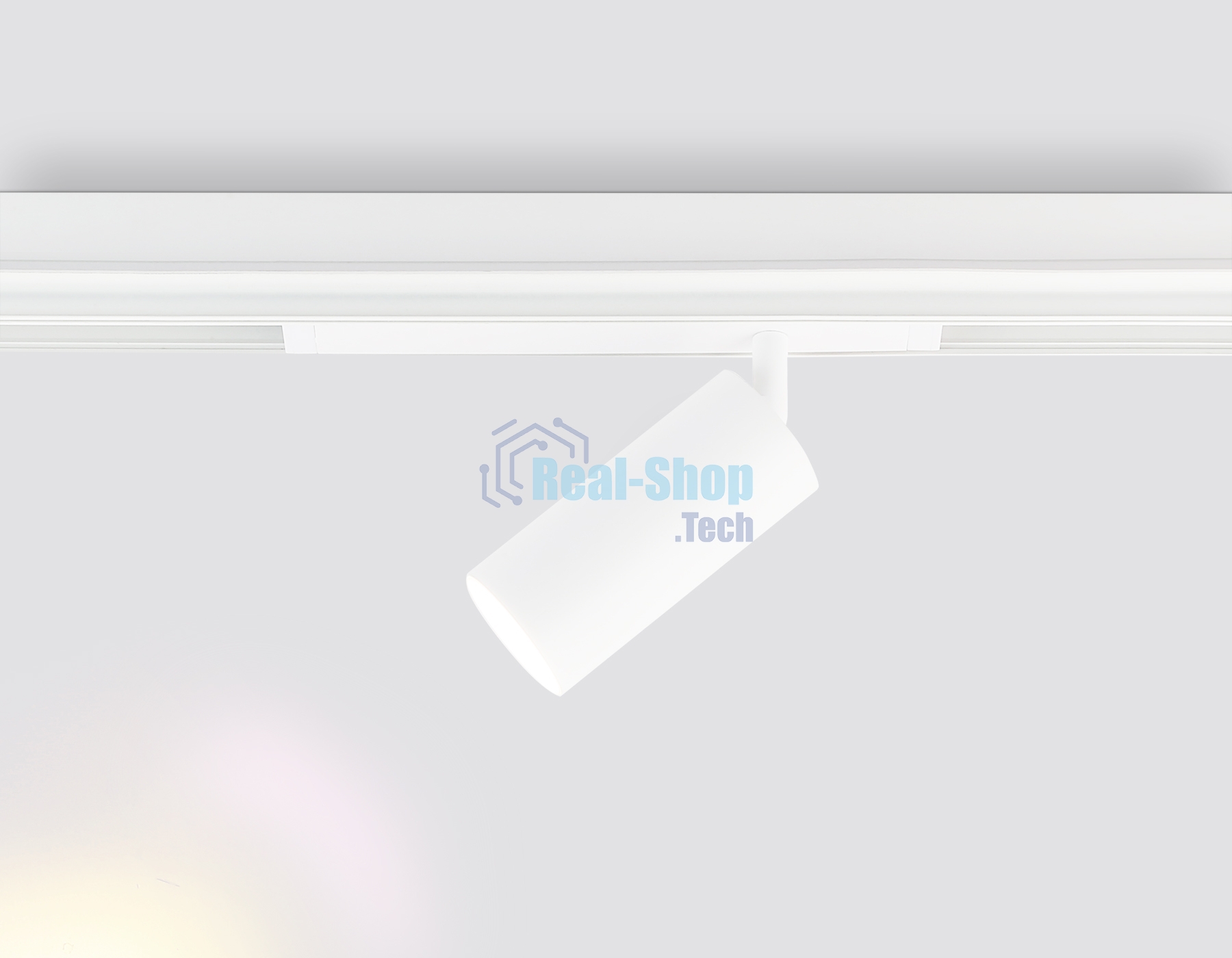 Управляемый светодиодный светильник для шинопровода Magnetic Ambrella light GL1221 WH белый IP20 18W 3000K-6400K 220V 36° D55*120 (Без ПДУ)