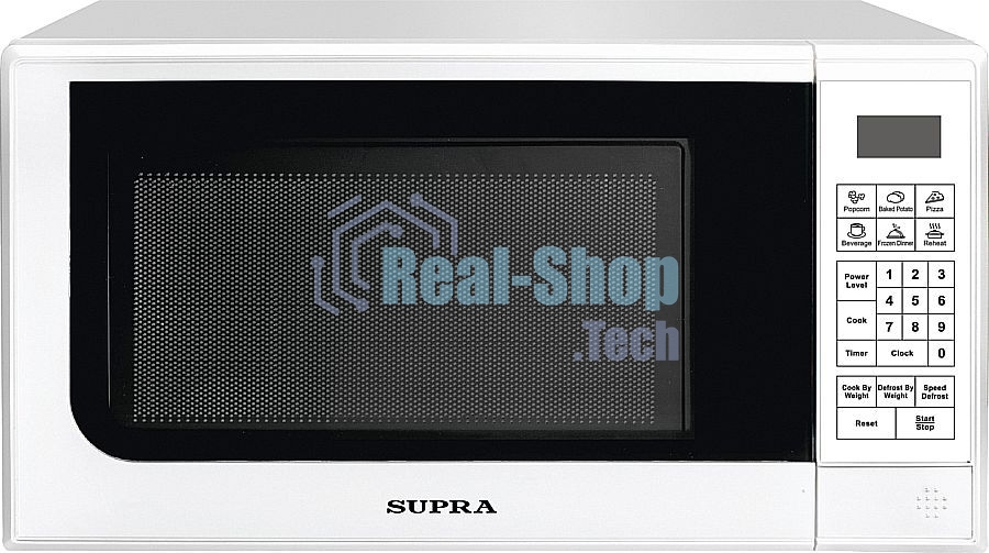 Микроволновая печь SUPRA 20SW25 белый, 20 л, 700 Вт, переключатели - сенсор