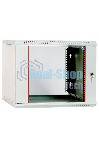 Шкаф настенный ЦМО ШРН-Э-12.500.1 12U 600x520 мм пер. дв. стал. лист несъемные бок. пан. серый