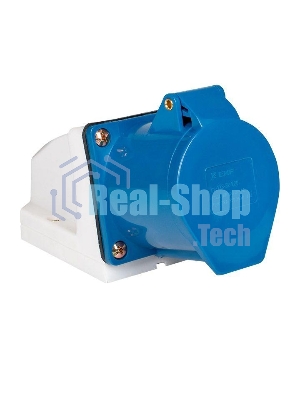 Розетка наруж. уст. 32А 220В 2P+РЕ IP44 (123) EKF ps-123-32-220