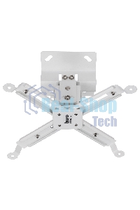 Кронштейн для проектора Buro PR07-W белый макс.12кг потолочный поворот и наклон