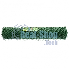 Решетка Россия заборная в рулоне, 1,8 х 25 м, ячейка 90 х 100 мм, пластиковая, зеленая 64541