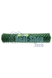 Решетка Россия заборная в рулоне, 1,8 х 25 м, ячейка 90 х 100 мм, пластиковая, зеленая 64541