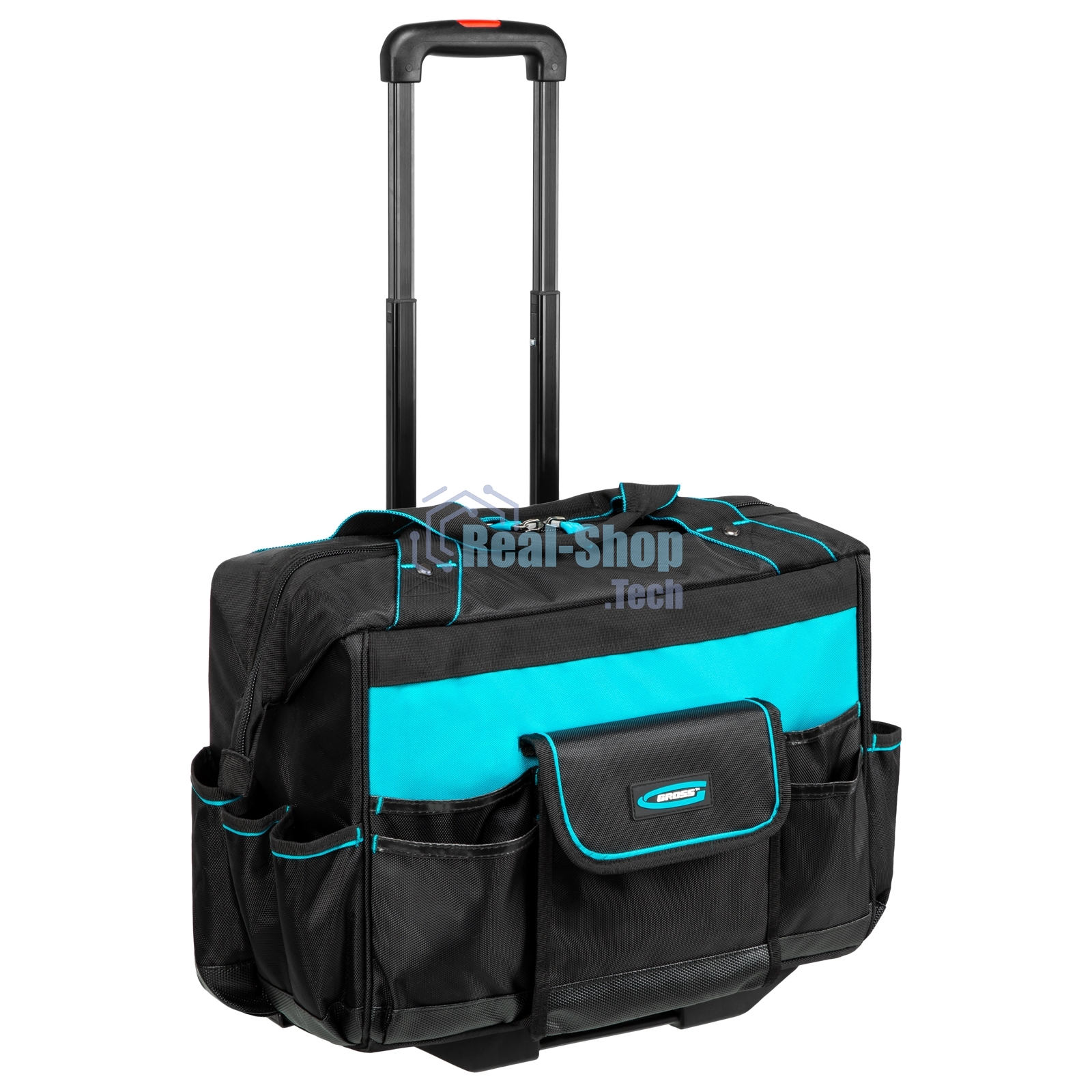 Сумка для инструмента Gross 460х240х340мм, выдвижная рукоятка, колеса