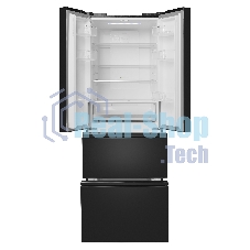 Холодильник Maunfeld MFF180NFBE01 черный трехкамерный 224/113л морозилка снизу, No Frost