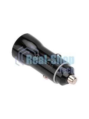 Автозарядка в прикуриватель Rexant АЗУ USB-A (QC 3.0)+USB-C (PD), 38Вт черный