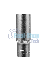 Головка торцевая удлиненная, 21 мм, 6-гранная, CrV, под квадрат 1/2