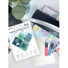 Пленка для ламинирования ГЕЛЕОС, А4, 125 мкм 30 шт./ Пленка для ламинирования A4, 216х303 (125 мкм) глянцевая 30 шт LPA4-125-30