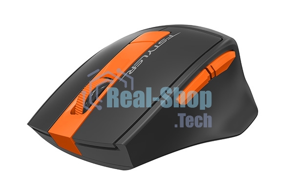 Мышь беспроводная A4Tech Fstyler FG30S серый/оранжевый, 2000 dpi, радиоканал, USB, кнопки - 6
