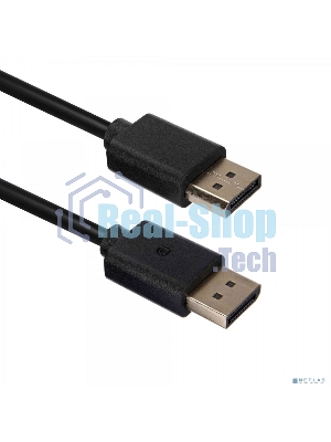 Кабель ACD-DDPM2-10M DisplayPort 1.2, Golden Plated, 20m/20m, черный,10м