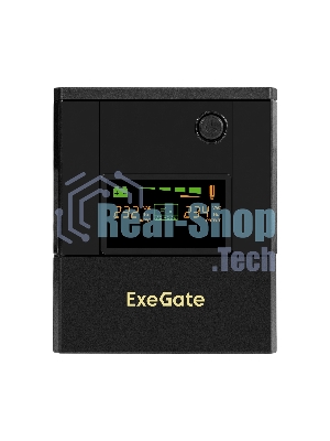 Источник бесперебойного питания ExeGate SpecialPro Smart LLB-1000.LCD.AVR.8C13.USB (1000VA/700W, LCD, 8*C13,USB, батарея 12V 7.2Ah - 2 шт., металлический корпус, Black)