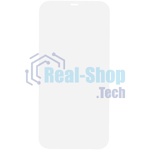 Защитное стекло для экрана Redline черный для Apple iPhone 12 Pro Max антиблик. 1шт. (УТ000021879)