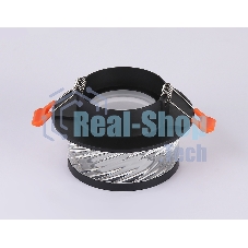 Светильник Ambrella light TN1252 SBK/CL черный песок/прозрачный GU5.3 D98*58