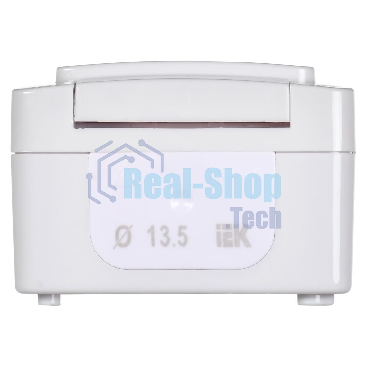 Розетка одноместная IEK ERMP12-K01-16-54-EC РСб20-3-ГПБб роз.1м с з/к о/у IP54 (цвет крышки:белый) ГЕРМЕС PLUS
