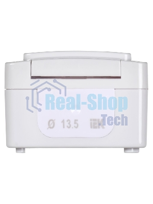 Розетка одноместная IEK ERMP12-K01-16-54-EC РСб20-3-ГПБб роз.1м с з/к о/у IP54 (цвет крышки:белый) ГЕРМЕС PLUS