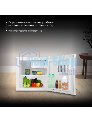 Холодильник Hyundai CO05041H белый однокамерный 46 л морозилка отсутствует, ручное размораживание
