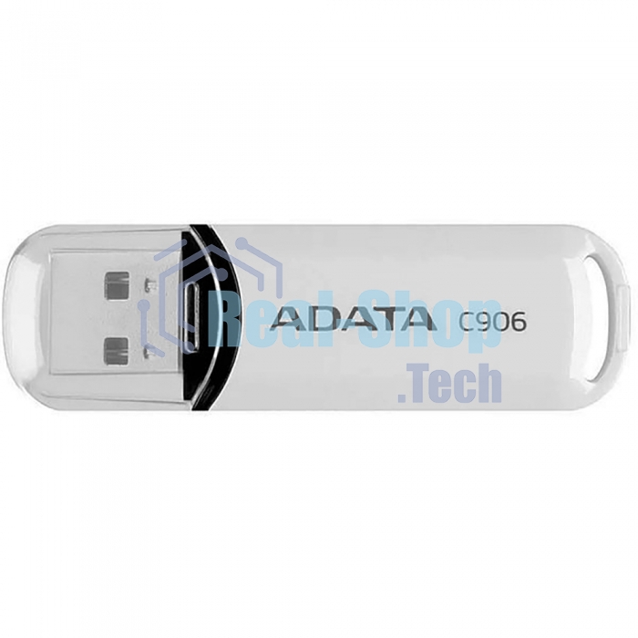Флешка USB ADATA C906 (AC906-32G-RWH), 32Gb, USB 2.0, R/W 15/5, белый