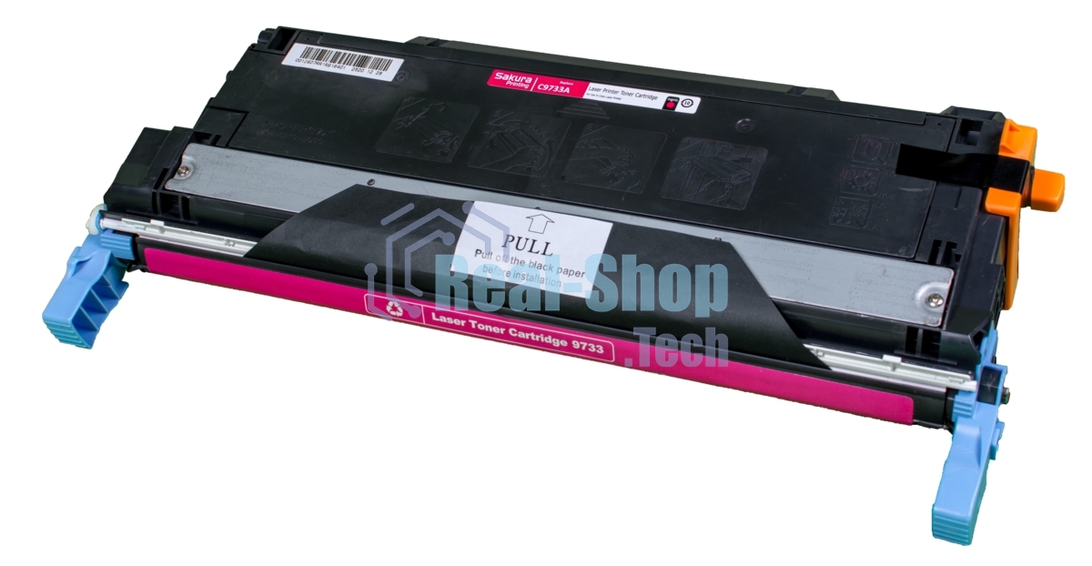 Картридж лазерный Sakura C9733A для принтера HP Laser Jet 5500/5550, пурпурный, 12000 к.