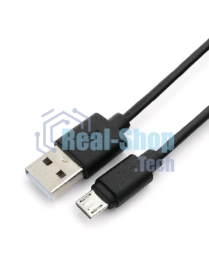 Кабель Гарнизон Кабель USB 2.0 Pro, AM/microBM 5P, 1м, черный, пакет (GCC-mUSB2-AMBM-1M)