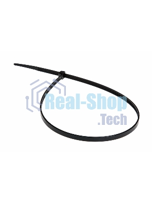 Хомут-стяжка кабельная нейлоновая Rexant 450 x 4,8 мм, черная, упаковка 100 шт.