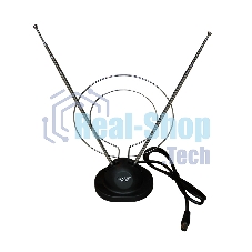 ТB антенна комнатная Rexant телескопическая на подставке 