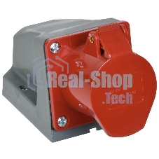 Розетка Iek PSR12-016-4 114 стационарная 3Р+РЕ 16А 380В IP44 ИЭК