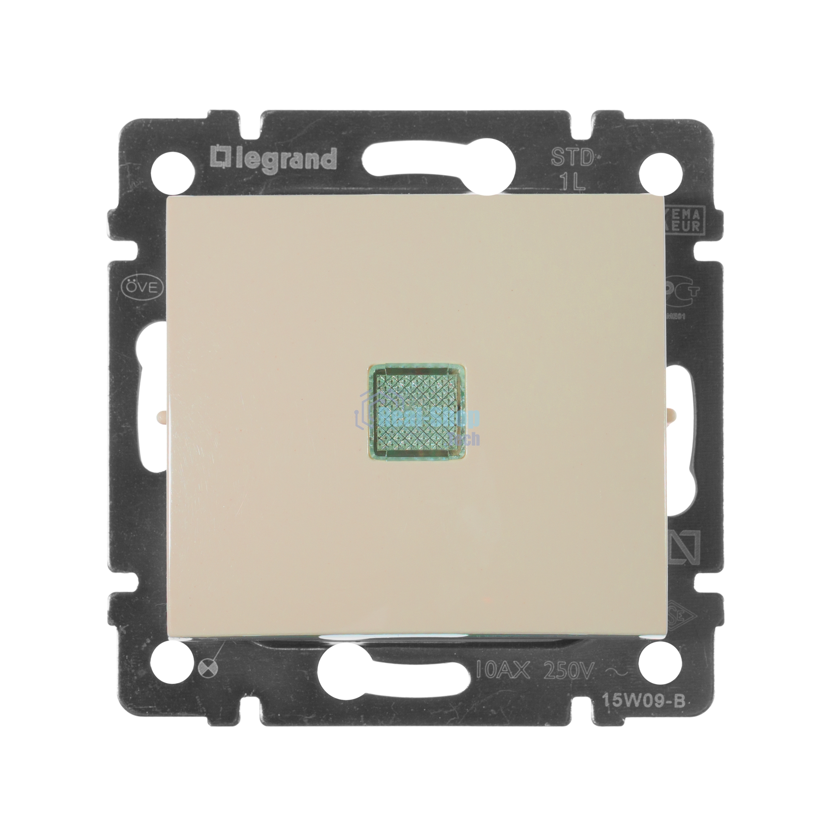 Выключатель Legrand 774310 Valena 10А c подсветкой, сл. кость
