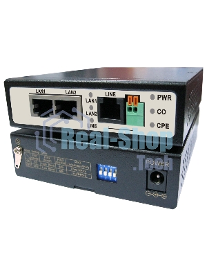 Удлинитель Ethernet Osnovo TR-IP2 (VDSL) на 2 порта до 3000м (необходимо 2 устройства)