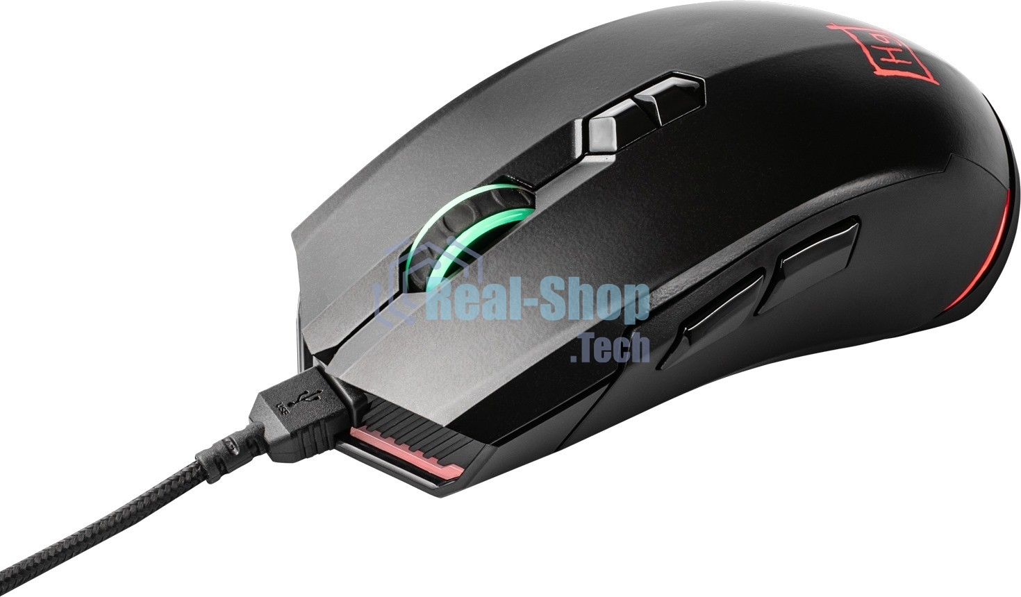 Мышь беспроводная Harper Gaming Spigot WGM-01 черный, 4000 dpi, радиоканал, USB, кнопки - 7