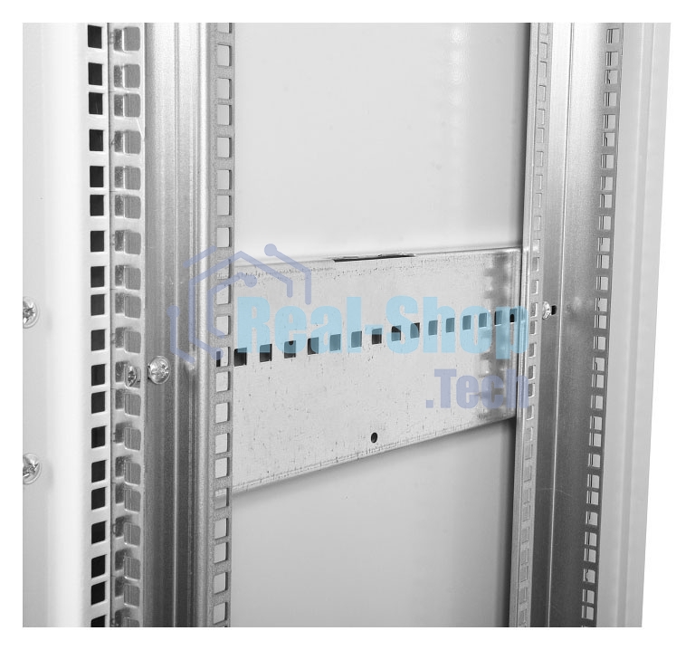 Шкаф телекоммуникационный напольный 42U (600x800) дверь перфорированная 2 шт. (3 места), ШТК-М-42.6.8-44АА