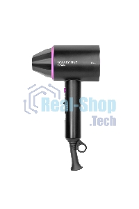 Фен для волос Galaxy Line GL 4346, черный, 1400 Вт, 2 скорости потока воздуха, функция 