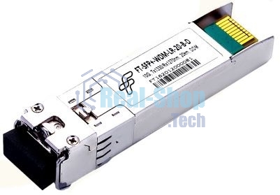 Модуль оптический Future Technologies FT-SFP+-WDM-LR-20-B-D Модуль оптический FT-SFP+-WDM-LR-20-B-D (10G, Tx1330/Rx1270nm, 20km, DDM)
