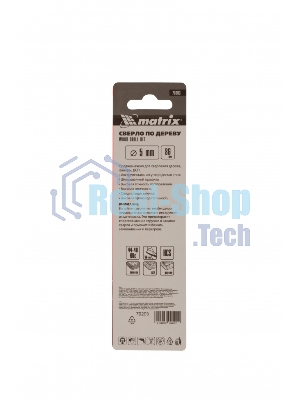 Сверло по дереву Matrix 5 х 86 мм, цилиндрический хвостовик