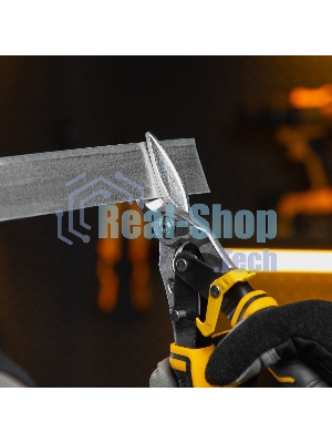 Ножницы по металлу Denzel, 270мм, прямой рез,сталь-CrMo, трехкомп.рук-ки