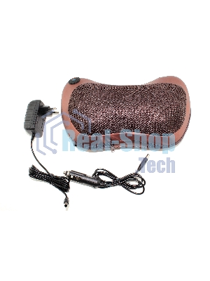 Массажная подушка шиацу, автомобильная массажная подушка с подогревом (терморолики) R502