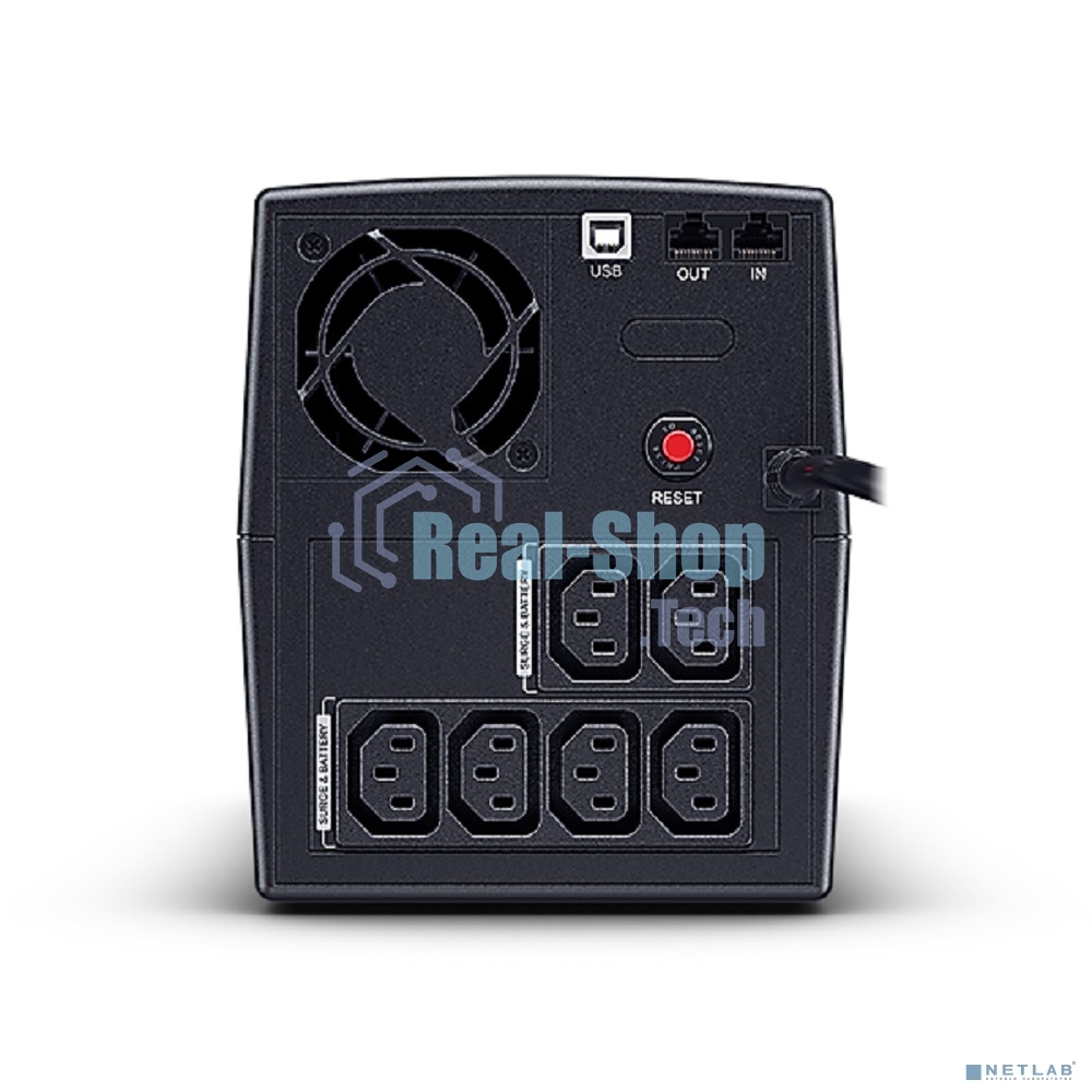 Источник бесперебойного питания CYBERPOWER 1320 Вт 2200 ВА LineInteractive Количество фаз 1 phase UT2200EIG