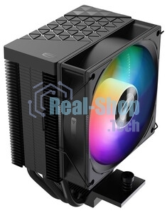 Кулер для процессора PCCooler R300 ARGB BK черный 92мм алюминий+медь 2200rpm 30db 4-pin 150W 133мм