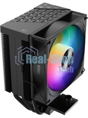 Кулер для процессора PCCooler R300 ARGB BK черный 92мм алюминий+медь 2200rpm 30db 4-pin 150W 133мм