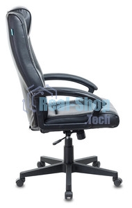 Кресло руководителя Бюрократ T-9906N/BLACK черный, кожа