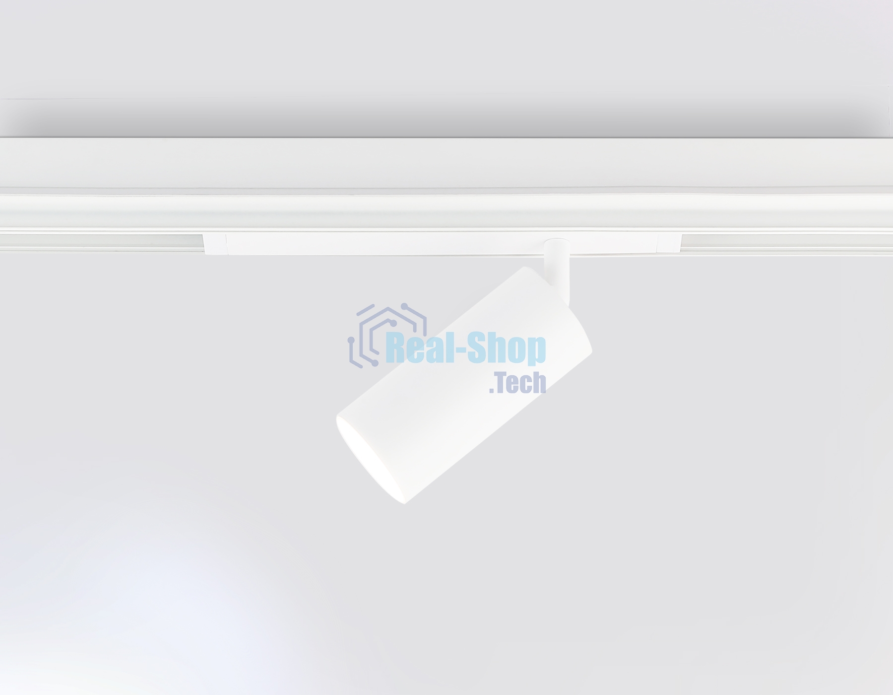 Управляемый светодиодный светильник для шинопровода Magnetic Ambrella light GL1221 WH белый IP20 18W 3000K-6400K 220V 36° D55*120 (Без ПДУ)