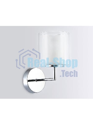 Настенный светильник Ambrella light LH56005 СH/FR хром/белый матовый E14 max 40W 190*120*220