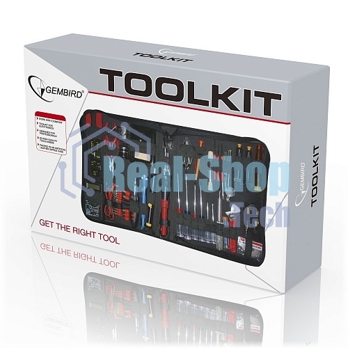 Монтажный инcтрумент Gembird TK-Elec набор инструментов (63 предметов)