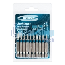 Набор бит Gross 11346 pz3х50 сталь s2 10 шт.