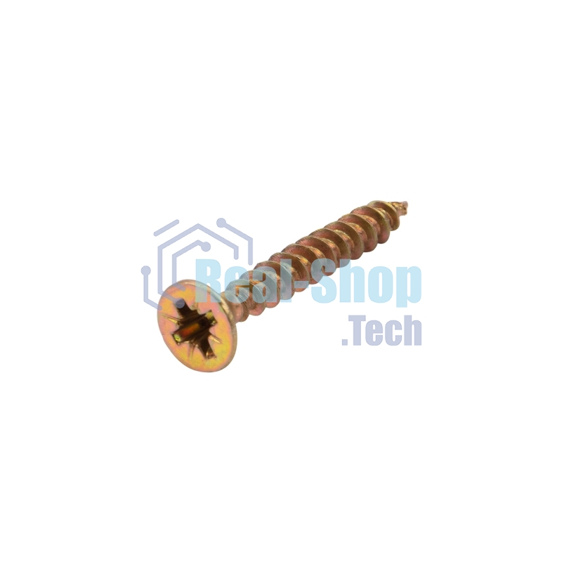 Саморез универсальный Kranz 4х30, желтый цинк, короб (250 шт./уп.)