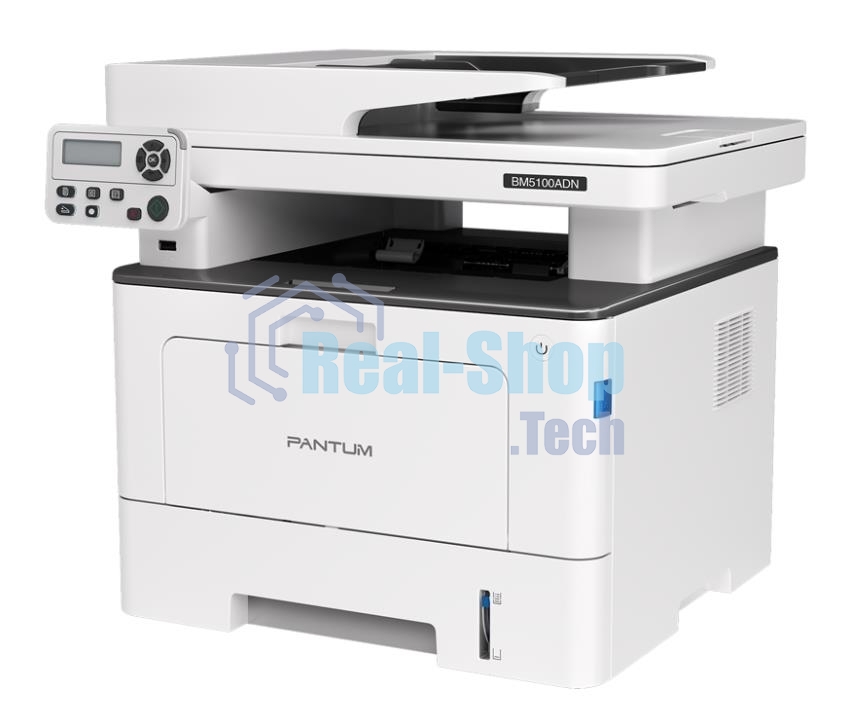 МФУ лазерное Pantum BM5100ADN, A4, ч/б, печ. до 40 стр/мин., скан. до 24 стр/мин., 1200 x 1200 dpi, USB, RJ-45