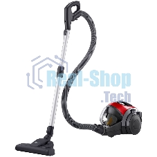 Пылесос LG VK89689HU красный, 380/1800 Вт, уборка сухая, пылесборник контейнер 1.2 л