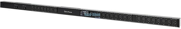 Блок распределения питания PDU CyberPower 0U type, 32Amp, plug IEC 309 32A, (21) IEC 320 C13 (3) IEC 320 C19