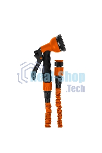 Набор поливочный, растягивающийся шланг 20 м, пистолет 7 режимов, соединитель Четыре Сезона